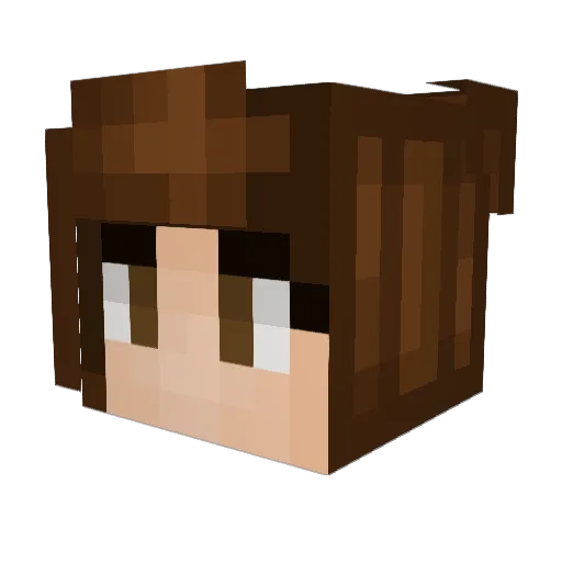 SeaStar_ Minecraft avatar head, 3D render