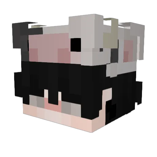 SeaTasty Minecraft avatar head, 3D render