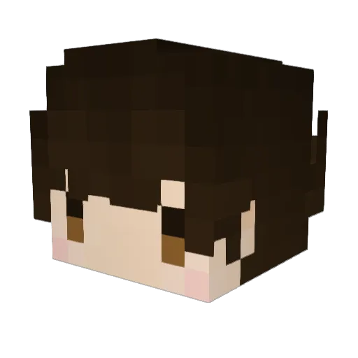 Sea__dragon Minecraft avatar head, 3D render