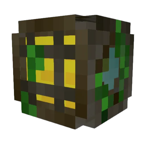 Seabeesean Minecraft avatar head, 3D render