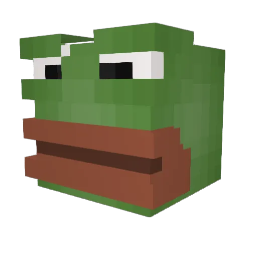 Sead96 Minecraft avatar head, 3D render