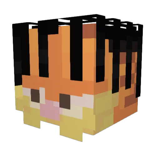 SeafoodDinner Minecraft avatar head, 3D render