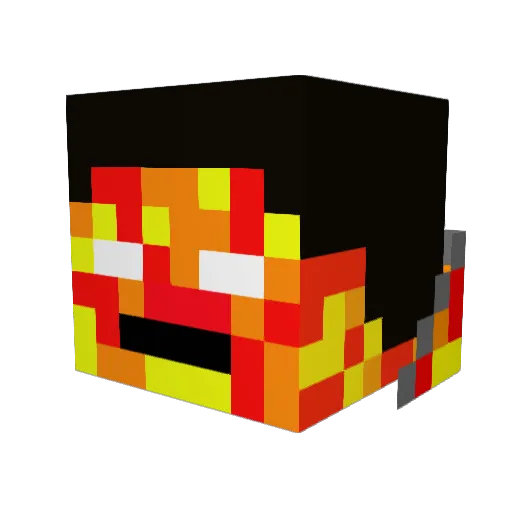 Seagdude9 Minecraft avatar head, 3D render