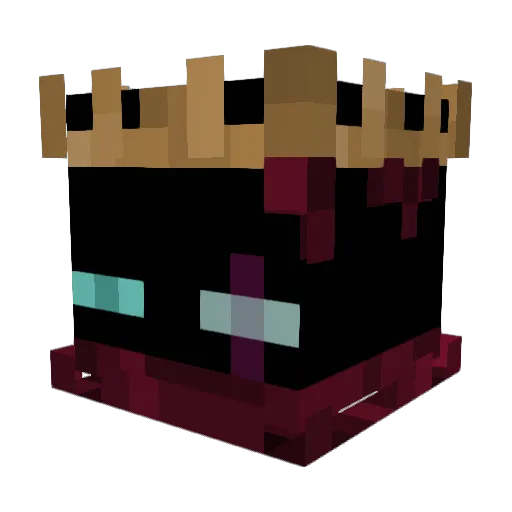 Seaght Minecraft avatar head, 3D render