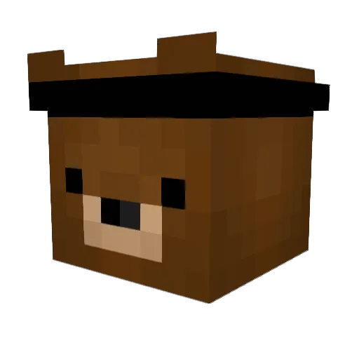 Seagle45 Minecraft avatar head, 3D render