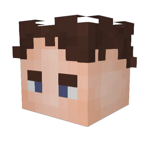 SeagullQp Minecraft avatar head, 3D render