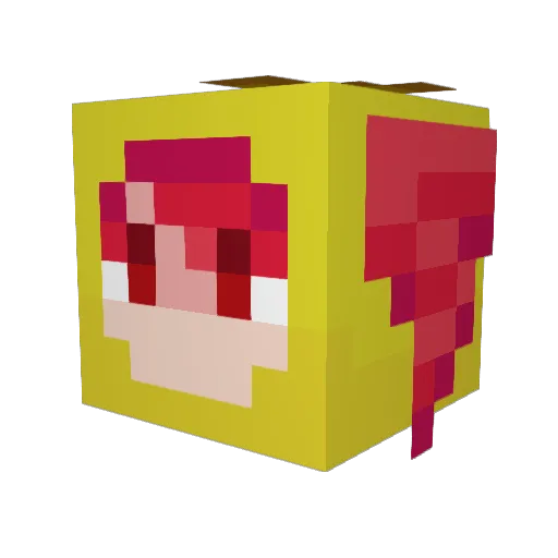 SealLoaf Minecraft avatar head, 3D render
