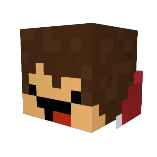 SealTheThird Minecraft avatar head, 3D render