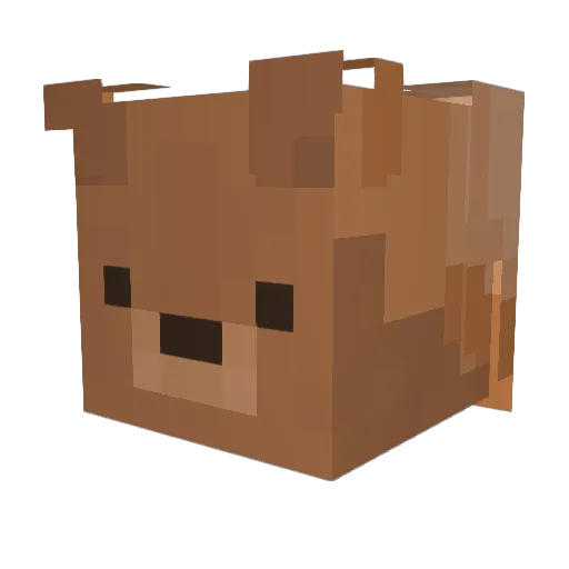 Seal_Servant Minecraft avatar head, 3D render