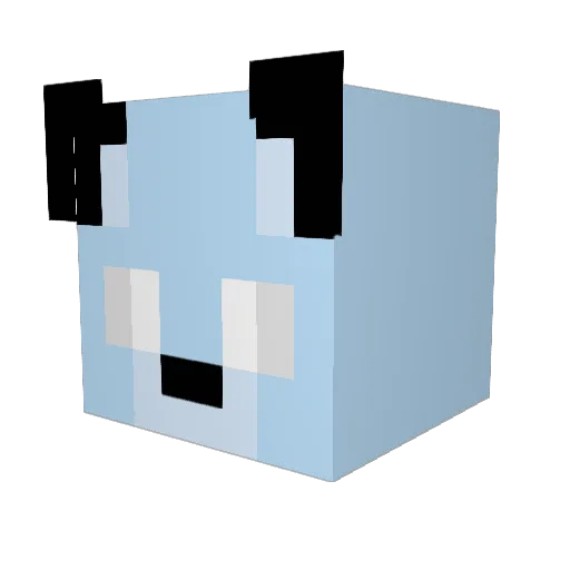 Seamaster233 Minecraft avatar head, 3D render