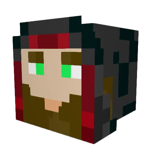 Seamen_Demonds Minecraft avatar head, 3D render