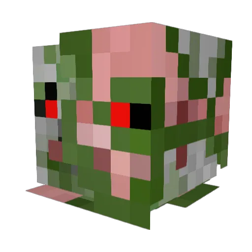 Sean1ad Minecraft avatar head, 3D render