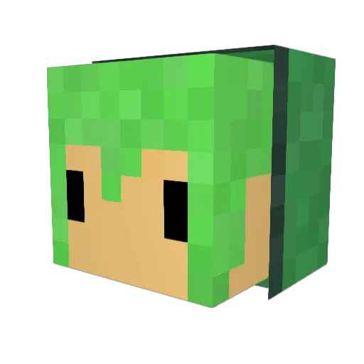 Sean50257 Minecraft avatar head, 3D render