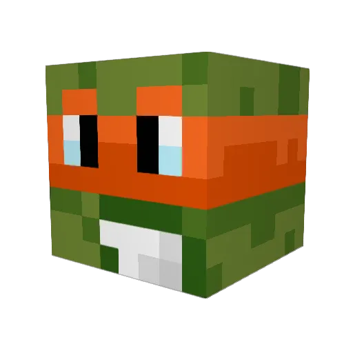 SeanCampbello Minecraft avatar head, 3D render