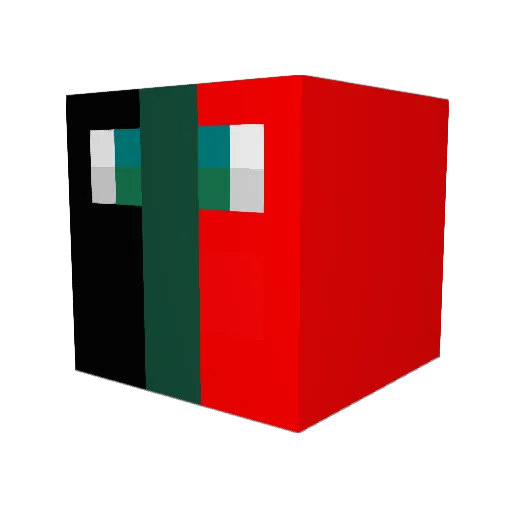 SeanDoesGaming Minecraft avatar head, 3D render