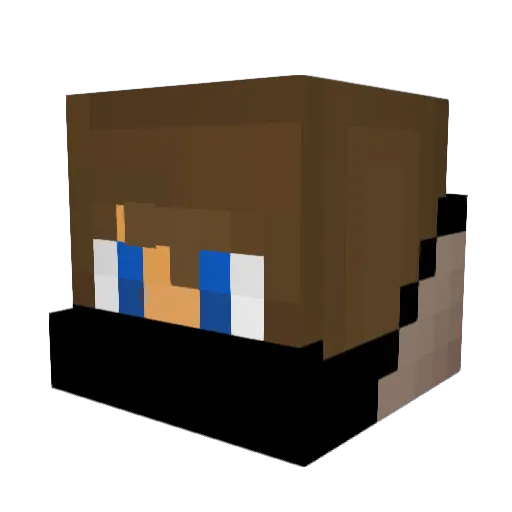 SeanGamzzzz Minecraft avatar head, 3D render