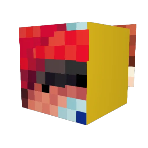 SeanJared30 Minecraft avatar head, 3D render