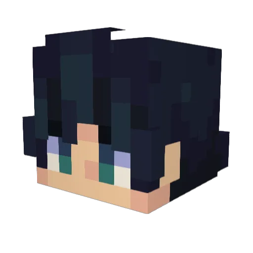 SeanMW29 Minecraft avatar head, 3D render