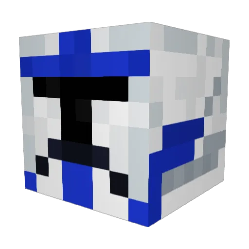 SeanNickels Minecraft avatar head, 3D render