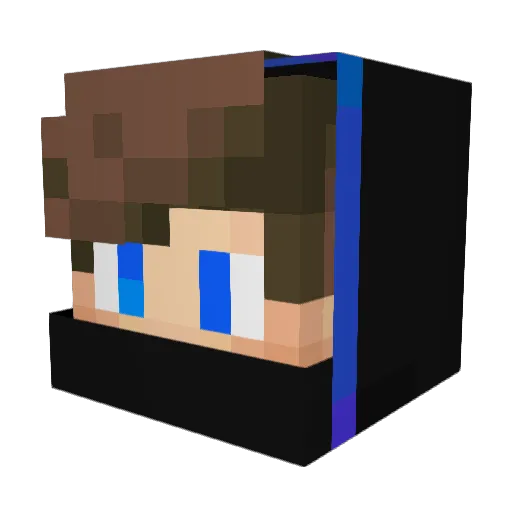 SeanOCon23 Minecraft avatar head, 3D render