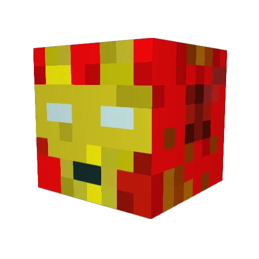 SeanPD6 Minecraft avatar head, 3D render