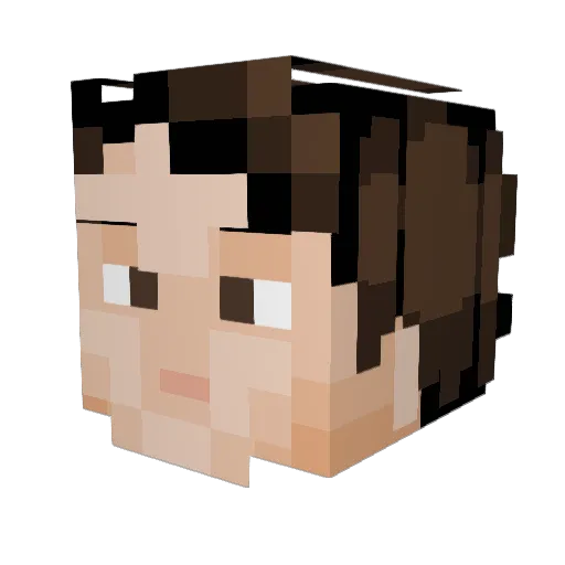 Sean_Cena Minecraft avatar head, 3D render