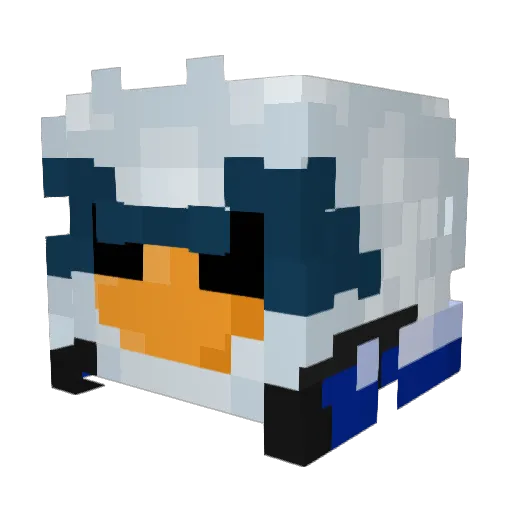 Sean_Da_Swan Minecraft avatar head, 3D render