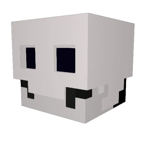 Seandh Minecraft avatar head, 3D render