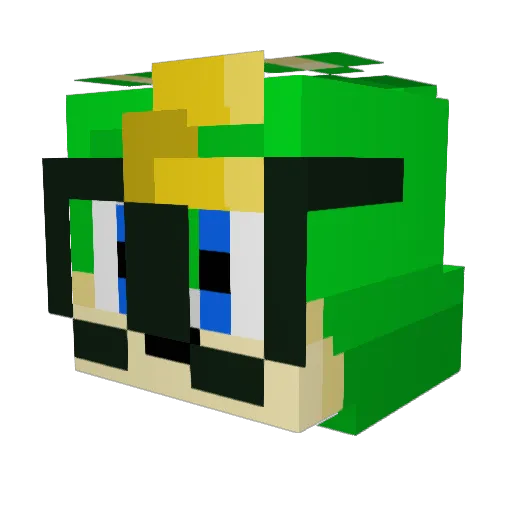SeanieMac99 Minecraft avatar head, 3D render