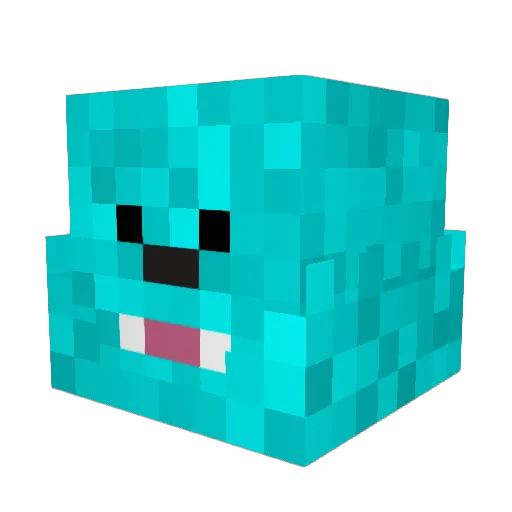 SeansAlt Minecraft avatar head, 3D render