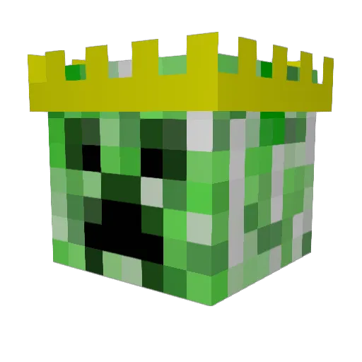 Seansay Minecraft avatar head, 3D render