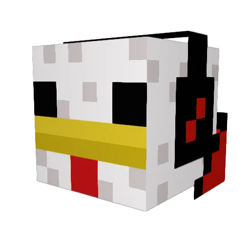 SeanyPrawnyPlayz Minecraft avatar head, 3D render