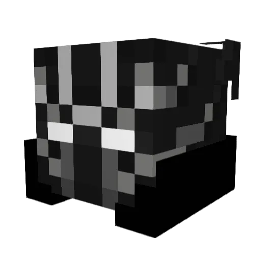 SeanzMiner Minecraft avatar head, 3D render