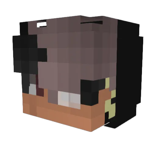 SearTheDeer Minecraft avatar head, 3D render