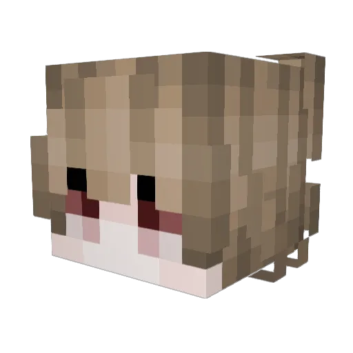 Searixs Minecraft avatar head, 3D render