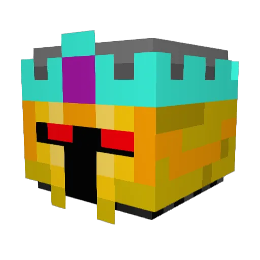 Searsrask Minecraft avatar head, 3D render