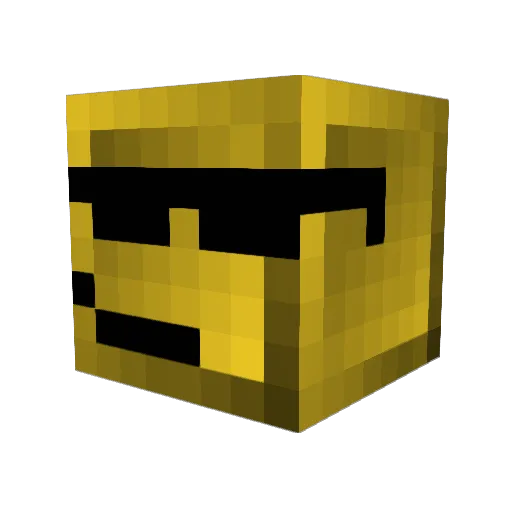 SeasonalSnap Minecraft avatar head, 3D render