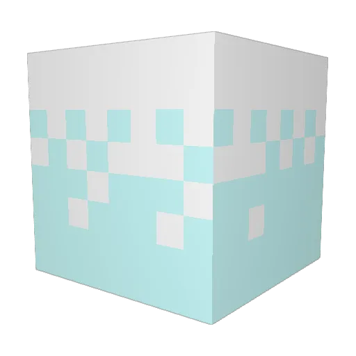 Seasonking Minecraft avatar head, 3D render