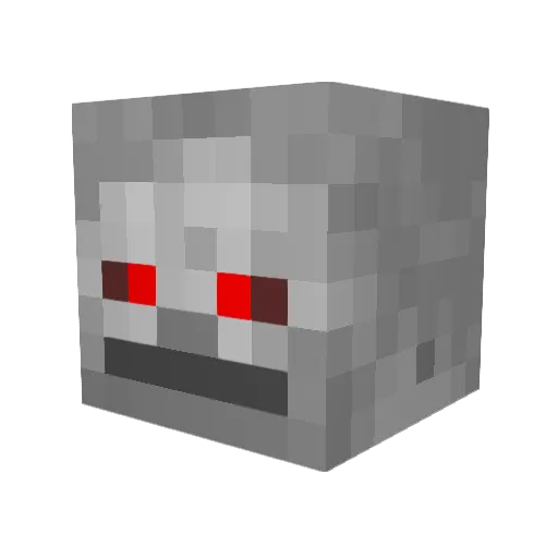Seattlesergeant Minecraft avatar head, 3D render