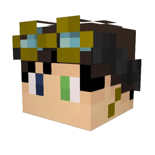 Seayou_MC Minecraft avatar head, 3D render