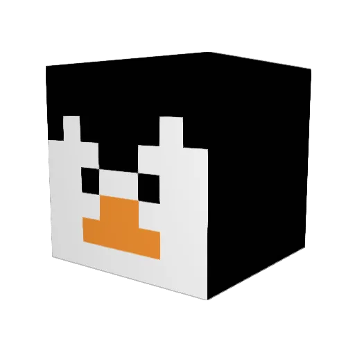 Seb111110 Minecraft avatar head, 3D render