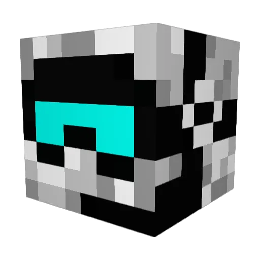 Seb242424 Minecraft avatar head, 3D render