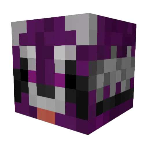 Seb772 Minecraft avatar head, 3D render
