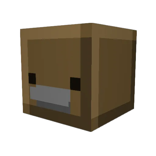 SebEatsCheese Minecraft avatar head, 3D render