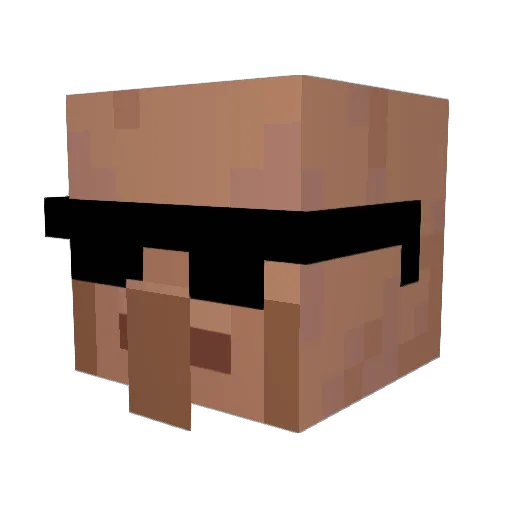 SebH2008 Minecraft avatar head, 3D render