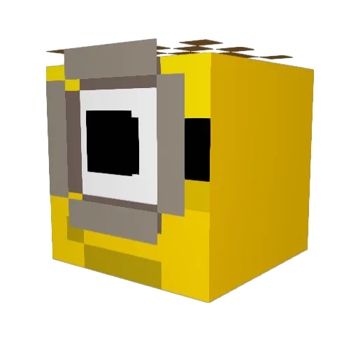 SebLON Minecraft avatar head, 3D render