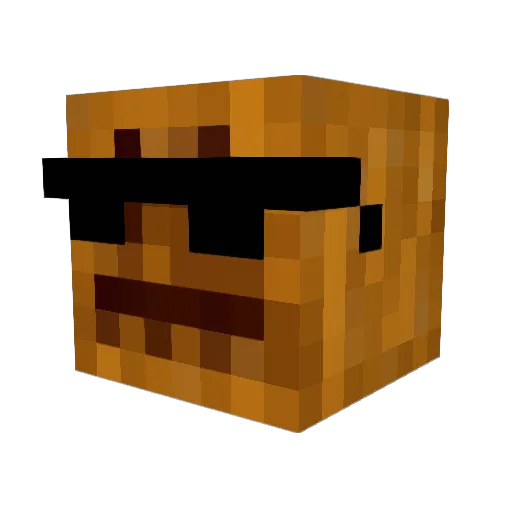 SebLut Minecraft avatar head, 3D render