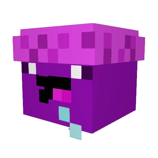 SebSebz Minecraft avatar head, 3D render