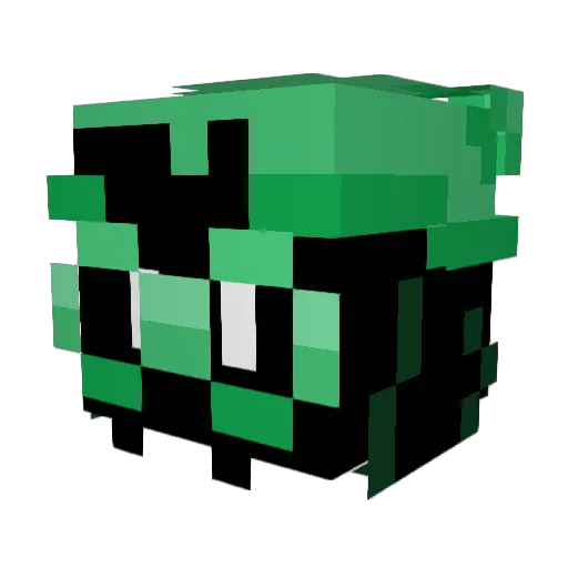 SebStuff Minecraft avatar head, 3D render