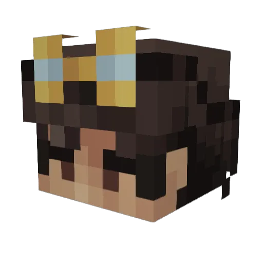 SebSucksAtGaming Minecraft avatar head, 3D render